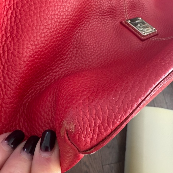 Dooney & Bourke Vibrant Red Tote - Picture 14 of 16